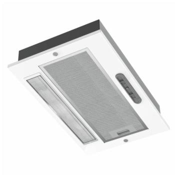 Cata GK-4500 WH fehér fehér üveg Fali páraelszívó LED világítás 1 db motor, 620 m3/h, 60 cm széles, B Energiaosztály, kép