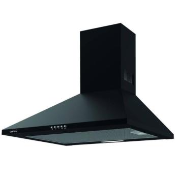 Cata OMEGA 600 BK/M fekete Fali páraelszívó LED világítás 1 db motor, 645 m3/h, 58-72 dB zajszint, 60 cm széles, C Energiaosztály kép