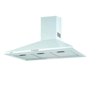 Cata OMEGA 900 WH/M fehér Fali páraelszívó LED világítás 1 db motor,1100 m3/h,58-72 dB,90 cm széles,C Energiaosztály kép