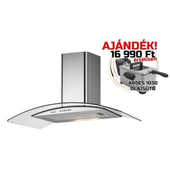 CATA - Páraelszívó C-GLASS 900 LED - Inox + Ardes fritőz 1D30 kép