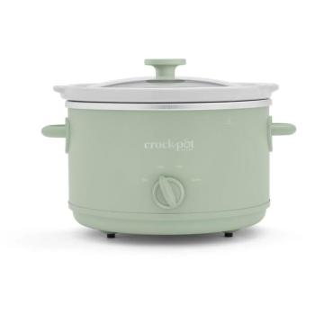 CrockPot lassúfőző, 4,3 l, zöld, manuális kép