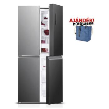 DAVOLINE Négyajtós hűtőszekrény D4SS-421D IX Inox kép