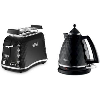 De'Longhi Brillante Reggeli kollekció - Fekete (KBJ2001. BK & CTJ2103. BK) kép
