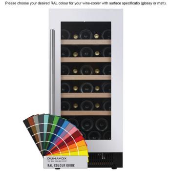Dunavox DAUF-32.83C beépíthető borhűtő RAL 32 palackos kép