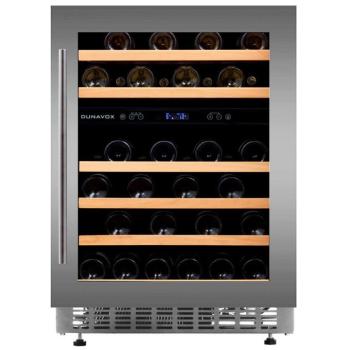 Dunavox DAUF-46.145DSS Flow beépíthető borhűtő inox 46 palackos kép