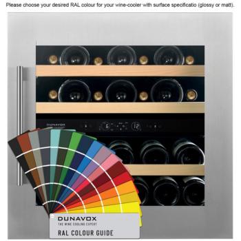 Dunavox DVS-25.65DC Spirit beépíthető borhűtő RAL 25 palack kép