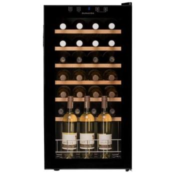 Dunavox DXFH-28.88 Home szabadonálló borhűtő fekete 28 palackos kép