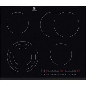 Electrolux EHF6547FXK Beépíthető kerámia főzőlap, 60 cm, 4 főzőzó... kép