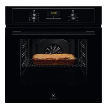 Electrolux EOF3H50BK Beépíthető Sütő,65 L,Teleszkópos sütősín,Gőztisztítás kép