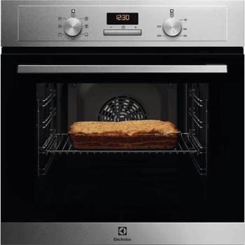 Electrolux EOH3F00BX Beépíthető Sütő,65 L,Teleszkópos sütősín nélkül,Gőzfunkció nélkül kép