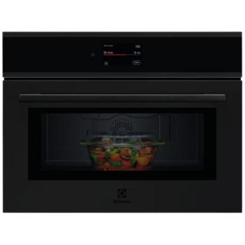 Electrolux EVM9E2XT mikrohullámú sütő grill funkcióval matt fekete 45cm kép