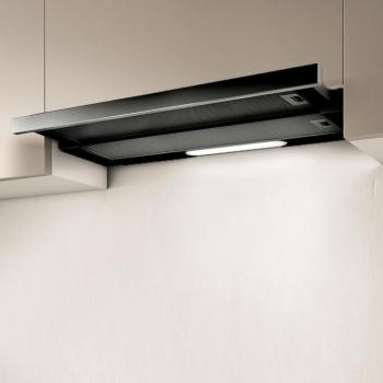 Elica ELITE 14 LUX BL/A/50 Beépíthető Kihúzható páraelszívó Halogén világítás 1 db motor,336 m3/h,47-65 dB,50 cm széles,E kép