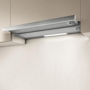 Elica ELITE 14 LUX GRIX/A/60 Beépíthető Kihúzható páraelszívó Halogén világítás 1 db motor,336 m3/h,47-65 dB,60 cm széles,E kép