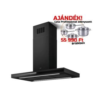 ELICA - Páraelszívó ADÉLE IS @ BLMAT/A/90 - Matt fekete + CATA PROFESSIONAL edényszett kép