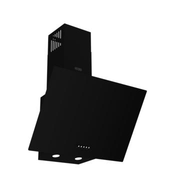 Evido CHY6BB.1 SKY 60B döntött fali páraelszívó fekete üveg 60cm kép