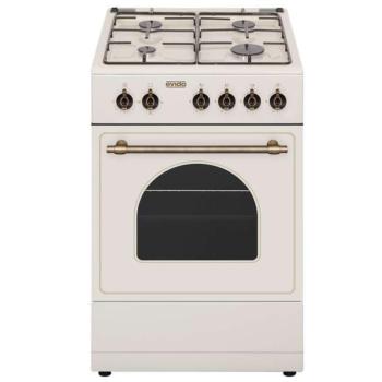 Evido FREE GE55C szabadonálló kombinált tűzhely bézs 50x55cm FOGE55C.2 kép