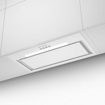 Faber Inka Lux Evo WH MATT A52 Mennyezetbe építhető páraelszívó LED világítás 1 db motor, 620 m3/h, 47-67 dB zajszint, 52 cm széles, B Energiaosztály kép