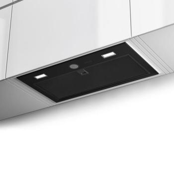 Faber Inka Plus HCS BK A52 Mennyezetbe építhető páraelszívó LED világítás 1 db motor, 590 m3/h, 47-63 dB zajszint, 52 cm széles, B Energiaosztály