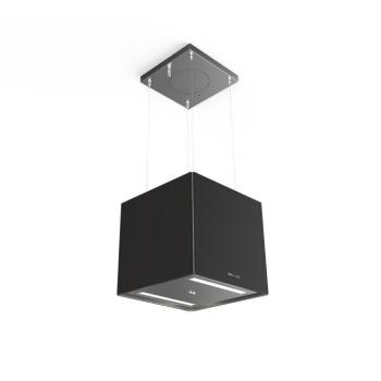 Faber Soft Cube Nero Ingo F40 Sziget páraelszívó LED világítás 1 db motor, 700 m3/h, 48-69 dB zajszint, 40,9 cm széles, A Energiaosztály kép