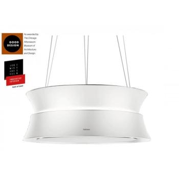 Falmec DAMA fehér Sziget páraelszívó LED világítás 1 db motor, 600 m3/h, 48-67 dB zajszint, 60 cm széles, Pótlásra váró adat Energiaosztály kép