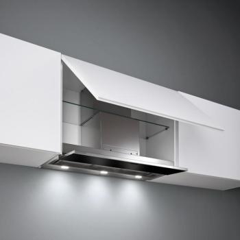 Falmec MOVE GREEN TECH 90 fekete Aláépíthető páraelszívó LED világítás 1 db motor,800 m3/h,48-67 dB,86.1 cm széles,A++ kép