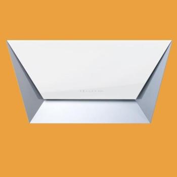 Falmec PRISMA 85 fehér Fali páraelszívó LED világítás 1 db motor, 750 m3/h, 48-60 dB zajszint, 85 cm széles, A Energiaosztály kép