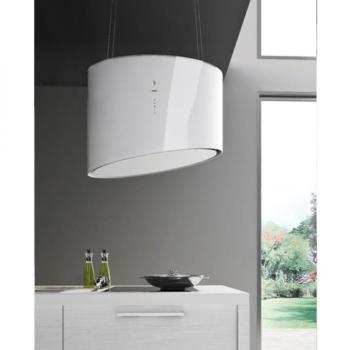 Falmec SPRING E.ion WHITE Sziget páraelszívó Neon világítás 1 db motor,950 m3/h,57-66 dB,80 cm széles,A kép