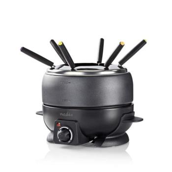 fondue szett | 6 Személy | 2.3 l | Állítható hőmérséklet-szabályozás | 800 W | Hideg érintésű fogantyú(k) | Csúszás gátló alj | Túlmelegedés elleni vé kép