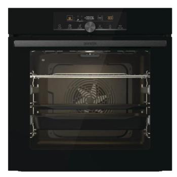 Gorenje BOS6747A01BG Beépíthető Sütő 12 funkcióval,77 L,Teleszkópos sütősín,Gőztisztítás kép