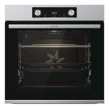 Gorenje BPS6737E14X Beépíthető Sütő 12 funkcióval,77 L,Teleszkópos sütősín,Pirolitikus kép