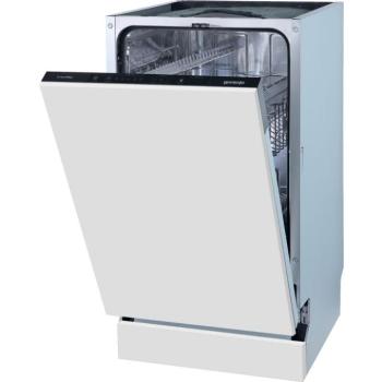 Gorenje GV541D10 Beépíthető mosogatógép, 9 teríték,9 L,5 prog.,45 dB,D,Alsó evőeszk.,45 cm, Autom.ajtónyitás kép