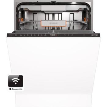 Gorenje GV693A65AD Beépíthető mosogatógép, 16 teríték,9.5 L,8 prog.,38 dB,A,Felső evőeszk.,60 cm,Digit.kijelző, Autom.ajtónyit. kép