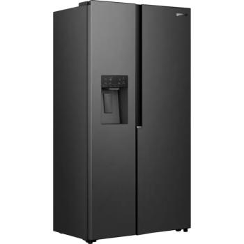 Gorenje NRS917E61BX Side by side hűtőszekrény, jég-és italadagoló kép