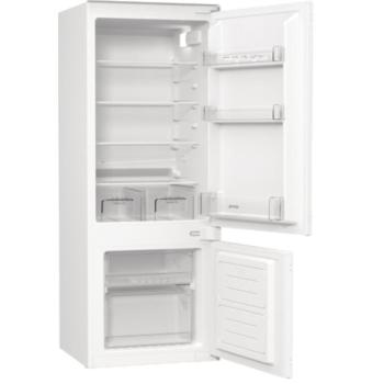 Gorenje RKI514E21 Beépíthető Alulfagyasztós hűtőszekrény E,160L/48L, 37 dB,Szél: 54 cm,Mag: 144 cm,Mély: 54 cm kép