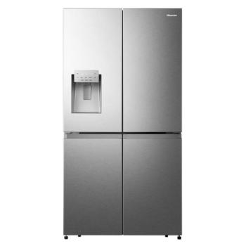 Hisense RQ760N4SASE 4 ajtós hűtőszekrény fagyasztóval E,352L/232L,Nofrost,37 dB,Szél: 91.4 cm,Mag: 178.5 cm,Mély: 72.5 cm kép