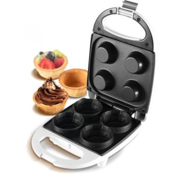 Home HG GK 04 gofrikehelysütő, teljesítmény 520 W, tapadásmentes sütőfelület, piros jelzőfény kép