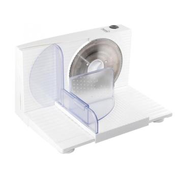 Home HG SZE 01 szeletelőgép, teljesítmény 150 W, szeletelési vastagság 0-1,5 cm, rozsdamentes forgókés ∅17 cm, összecsukható kép