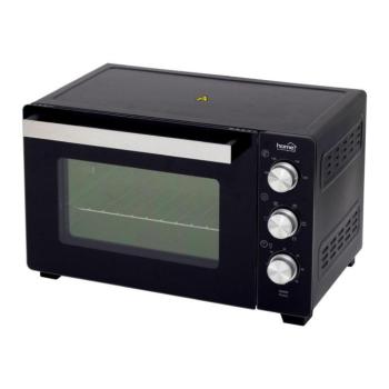 HOME HGMS30G mini sütő, 1600 W, max. 230 °C, 30 liter, időzítő, hőszigetelt burkolat, üvegajtó kép