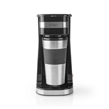 Kávéfőző | Kávé filter | 0.4 l | 1 Csészék | Ezüst / Fekete kép
