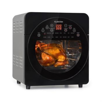 Klarstein AeroVital easy touch, forrólevegős fritőz, 1700 W, 14 l, 16 program, fekete kép