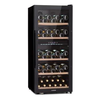 Klarstein Barossa 91 Duo, borhűtő, 204 l, 91 palack, 2 zóna kép