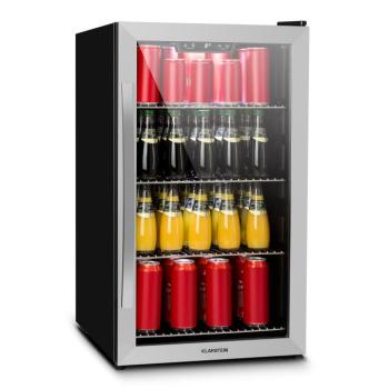 Klarstein Beersafe 4XL, hűtőszekrény, 124 liter, 0 -10°C, üveg, G energiahatékonysági osztály, rozsdamentes acél kép