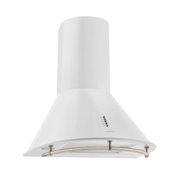 Klarstein Lumio Neo, retró kéményes páraelszívó, 60 cm, 614 m³/ó, nemesacél, fehér kép