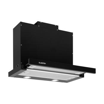 Klarstein Mariana 60, kihúzható páraelszívó, 60 cm, 547 m³/ó, elszívás, LED, fekete kép