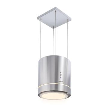 Klarstein Tron Ambience sziget páraelszívó Ø38cm, 540m³/h légáram, LED, rozsdamentes acél kép