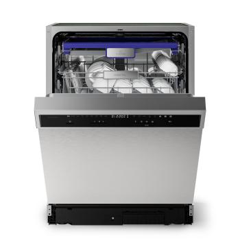 Klarstein Verosteel beépíthető mosogatógép | Minimalista, hatékony, elegáns | EEC A | 60 cm kép