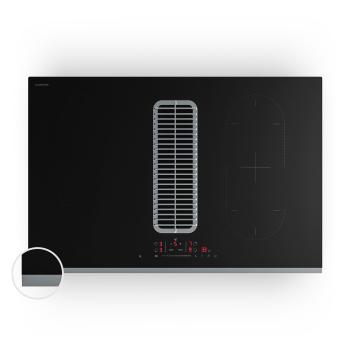 Klarstein Verosteel indukciós főzőlap beépített páraelszívóval, elegáns, minimalista, 8400W, 80 cm kép