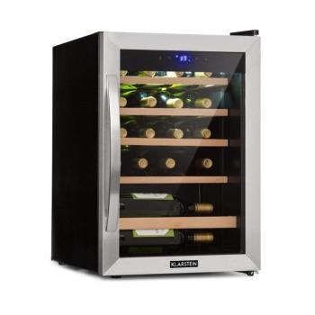 Klarstein Vinamour 19, borhűtő, 62 liter, 19 palack, 4 - 18 °C, 40 dB, üveg, fekete kép