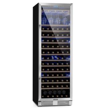Klarstein Vinovilla Grande 165 Built-in Uno, borhűtő, 425 l, 165 pl. Üvegajtó kép