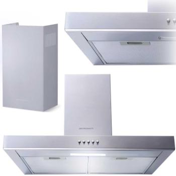 Konyhai páraelszívó kémény 60 cm Berdsen BE-60A-T1 INOX kép